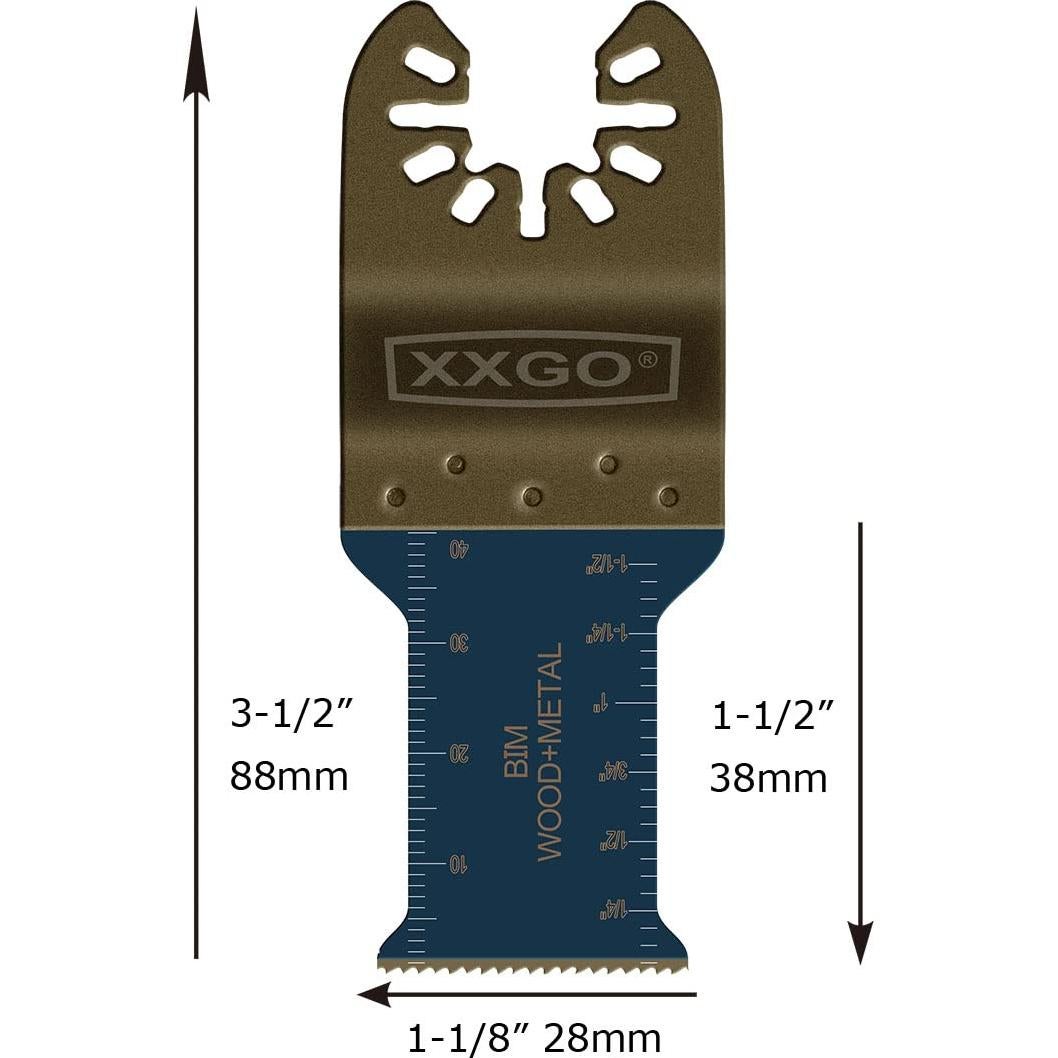 Kits de Cuchillas Multitool Titanio Bi Metal 4 Pcs XXGO