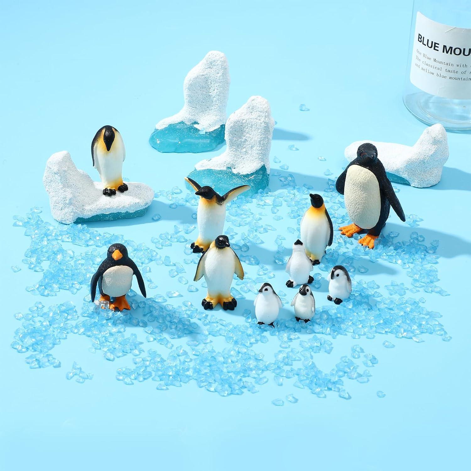 Juego de 21 Mini Figuras de Pingüino ONEST Juguete Ártico