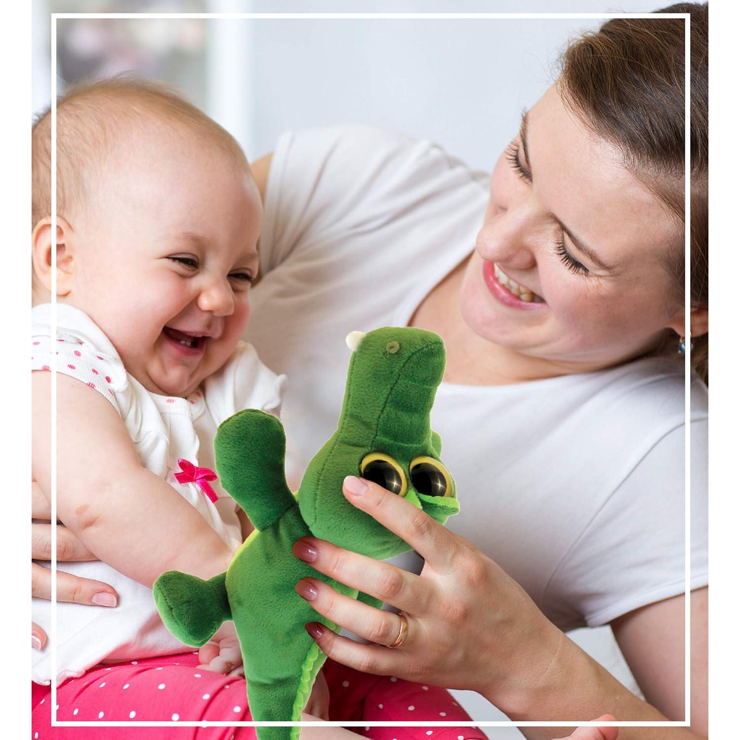 Peluche Cocodrilo Verde DolliBu 15.24 cm Suave y Abrazable