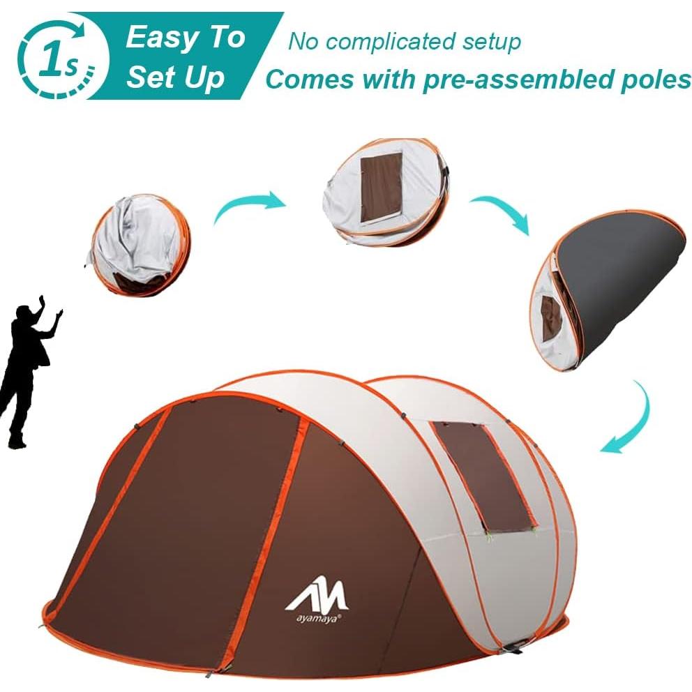 Carpa Pop Up AYAMAYA para 6 Personas Impermeable