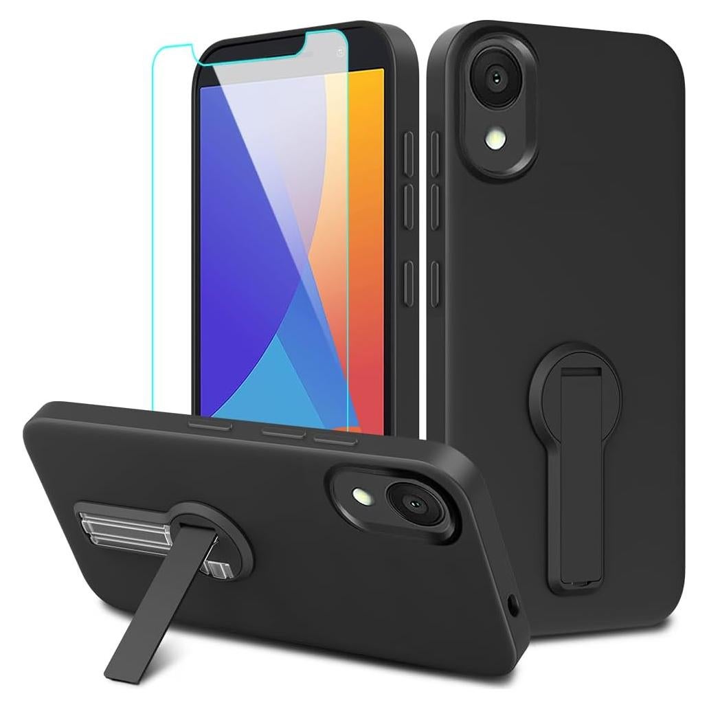 Funda Protectora Alcatel 1 2021 con Soporte y Protector