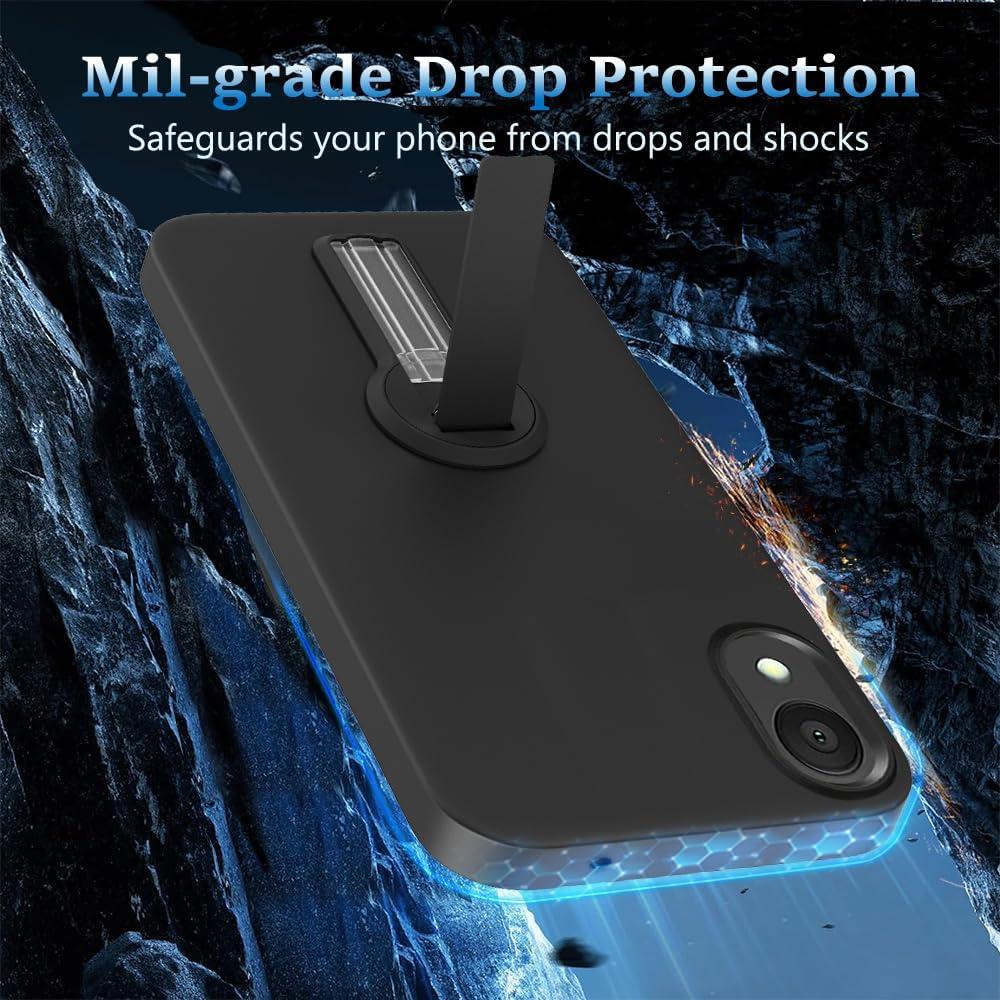 Funda Protectora Alcatel 1 2021 con Soporte y Protector