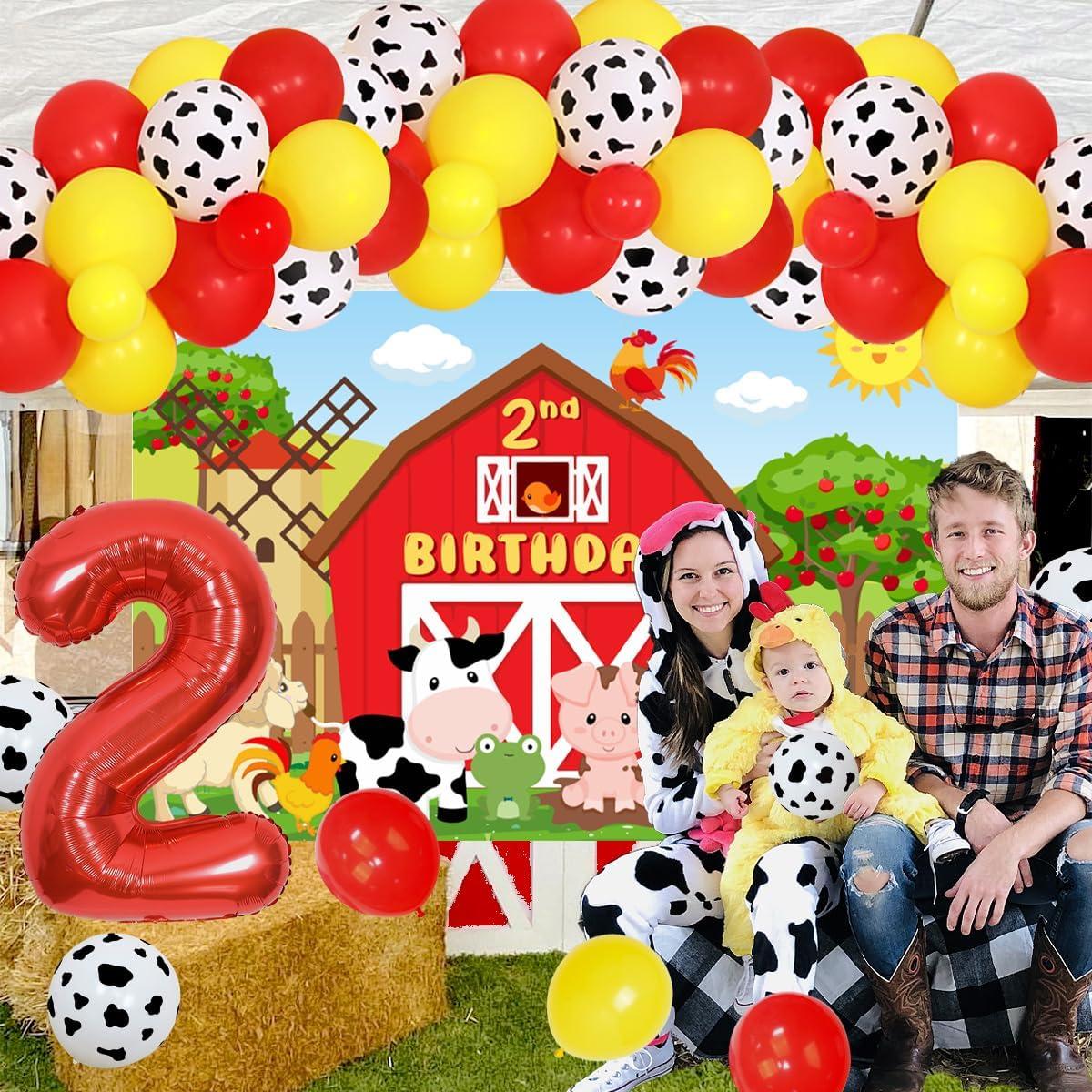 Decoraciones Fiesta Granja 2do Cumpleaños Balterever