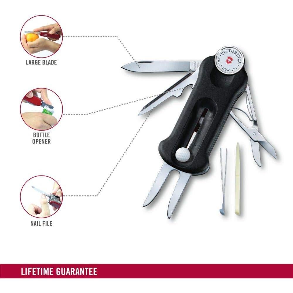 Herramienta de Golf Victorinox 0.7052.3 Negra 10 Funciones