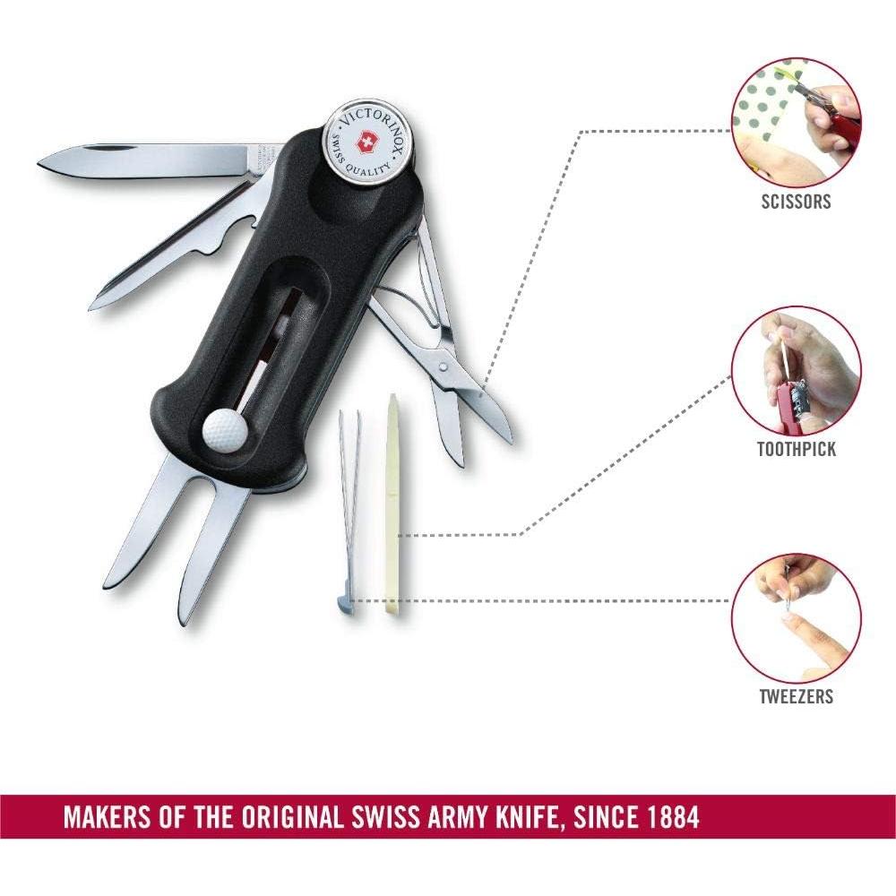 Herramienta de Golf Victorinox 0.7052.3 Negra 10 Funciones