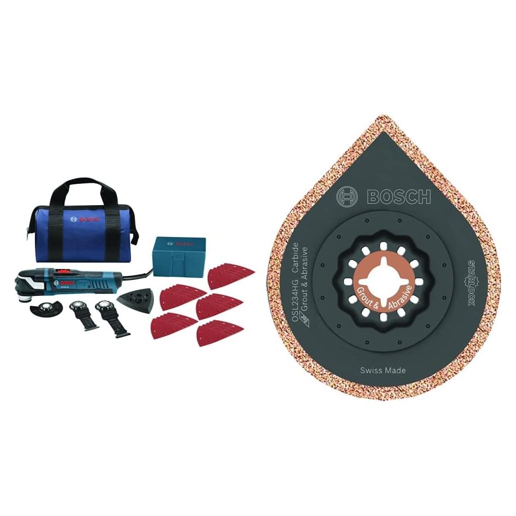 Multiherramienta Oscilante Bosch GOP40-30B con Accesorios