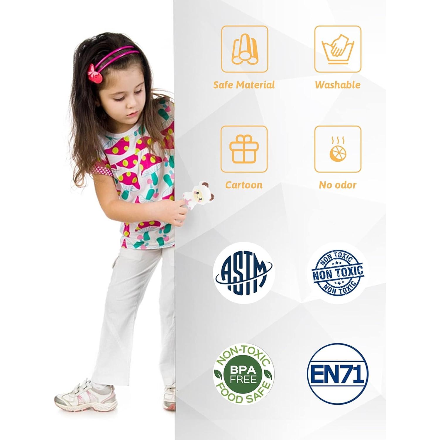 Conjunto de Marionetas de Dedos AQKILO, 10 Animales Educativos