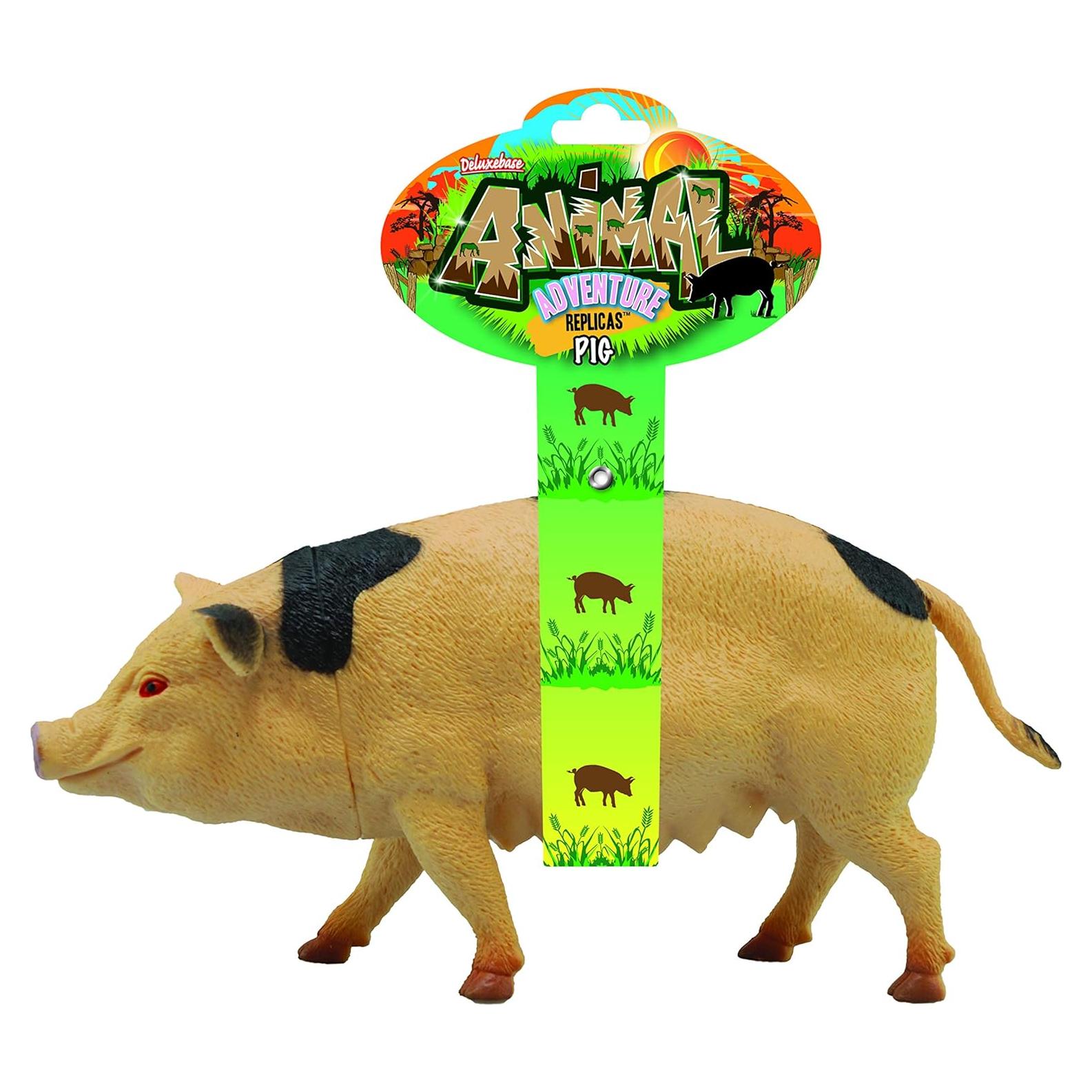 Figura de Cerdo Realista Deluxebase 20x7x17cm Juguete