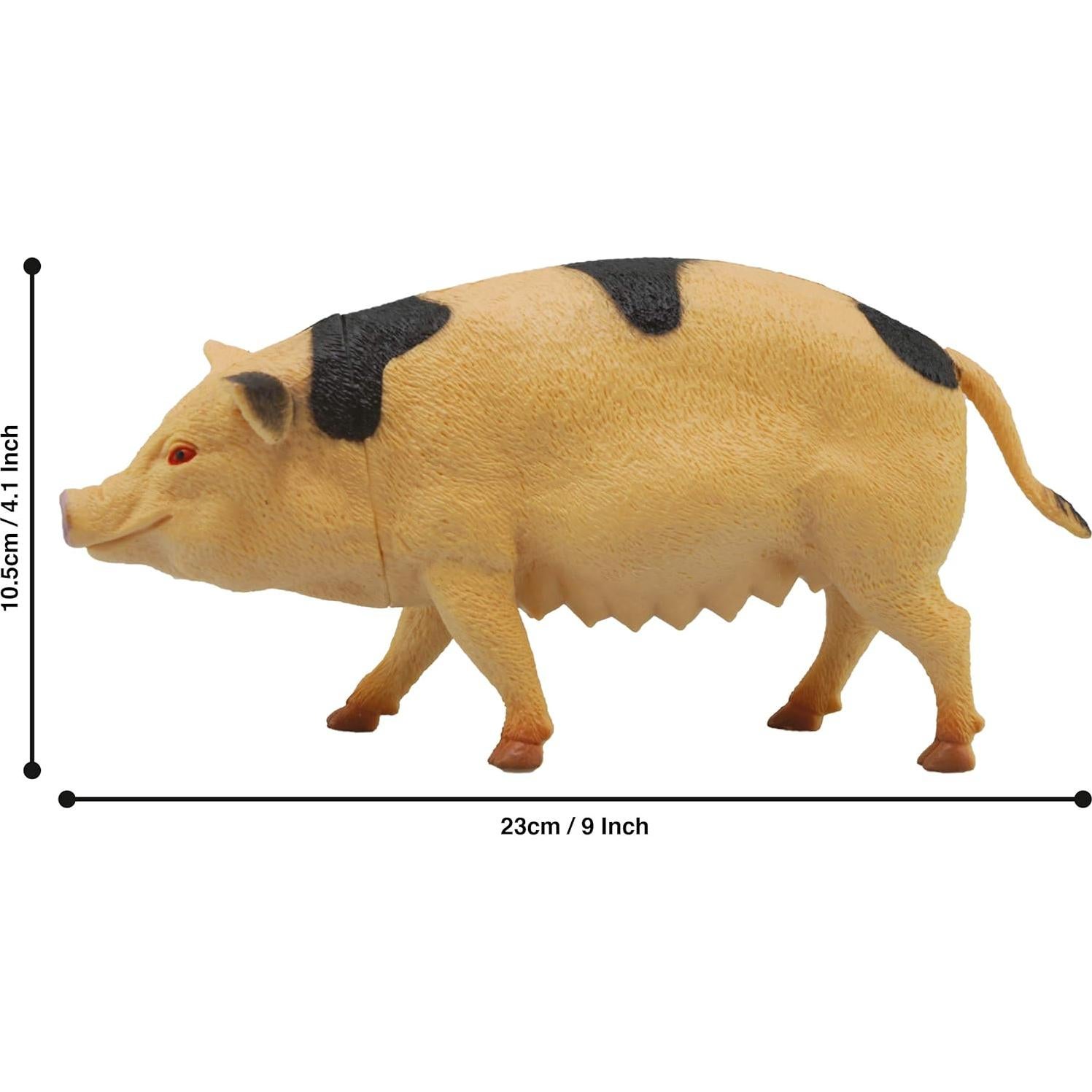 Figura de Cerdo Realista Deluxebase 20x7x17cm Juguete