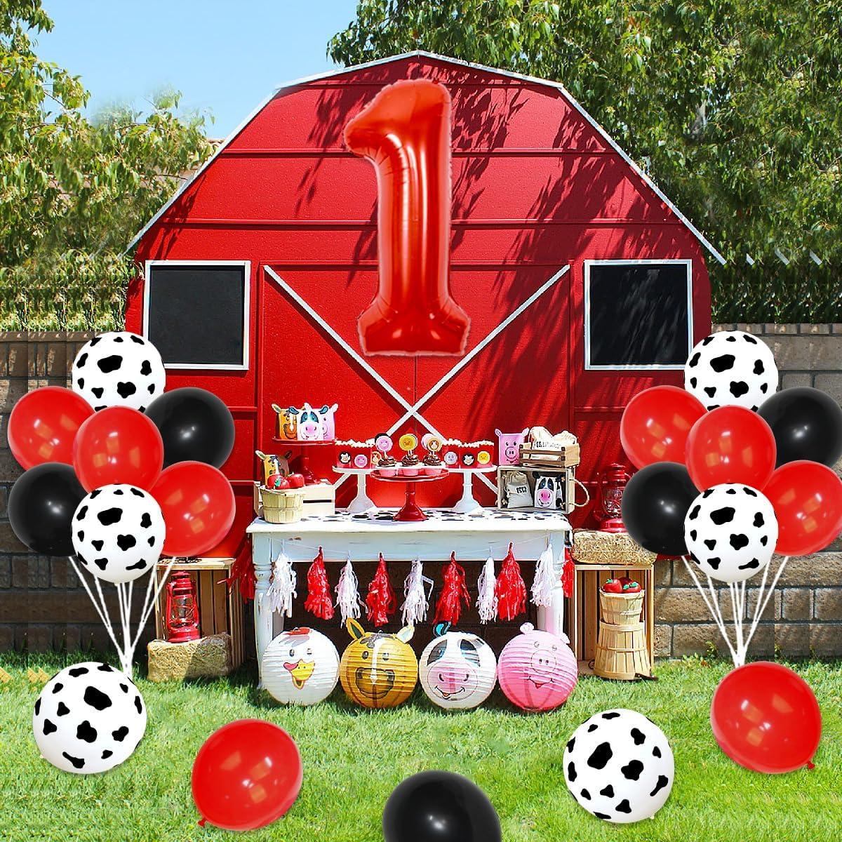 Decoración de Cumpleaños de Granja Balterever 50 Globos y Más