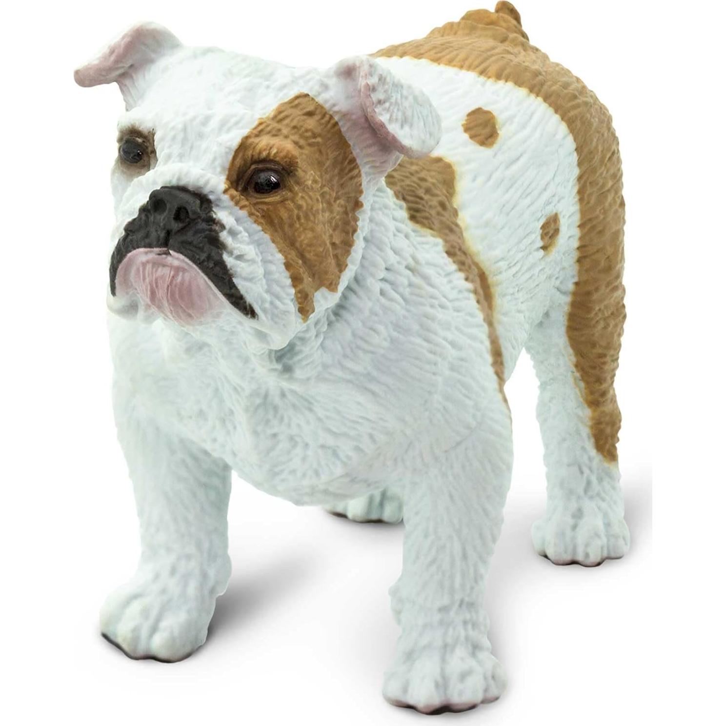 Figura de Bulldog Safari Ltd. - Realista 5,08 cm - Juguete educativo