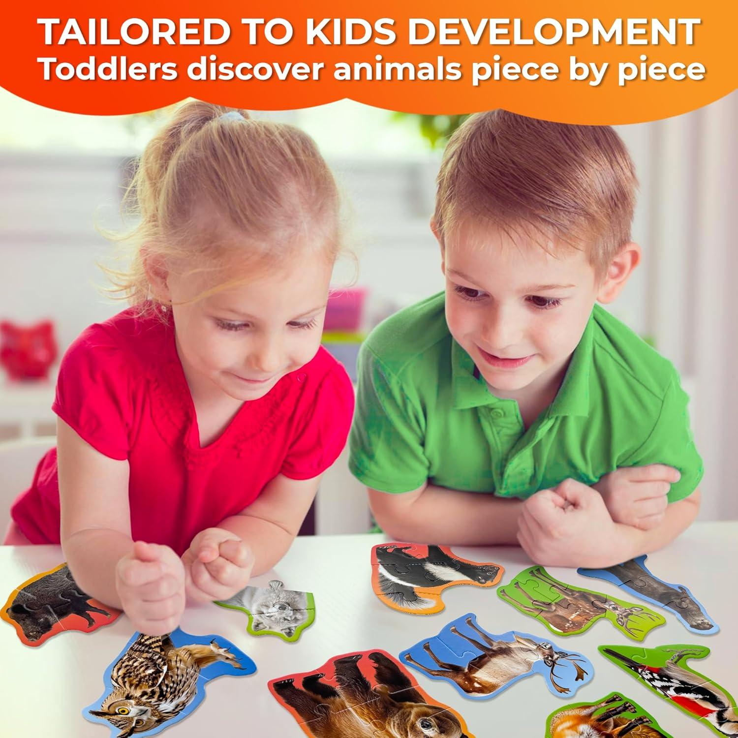 Rompecabezas QUOKKA Bosque 40 Piezas 3-5 Años