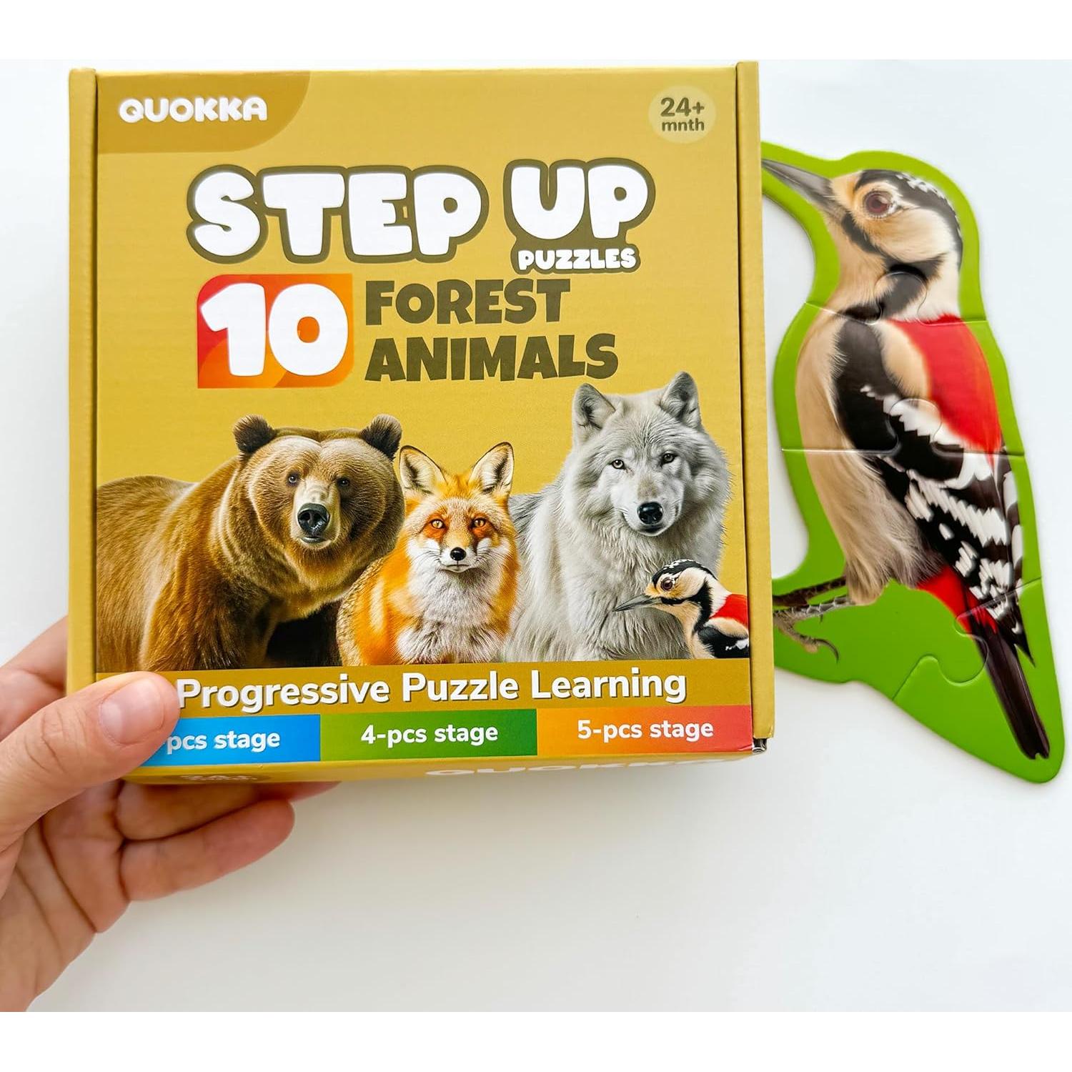 Rompecabezas QUOKKA Bosque 40 Piezas 3-5 Años