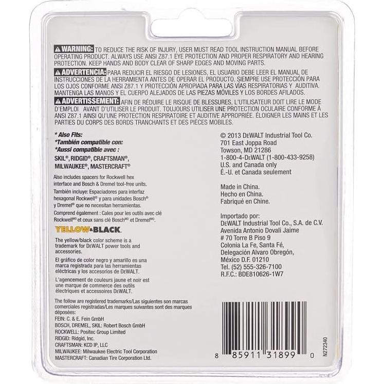 Hoja de Eliminación de Lechada DEWALT DWA4219 Carburo