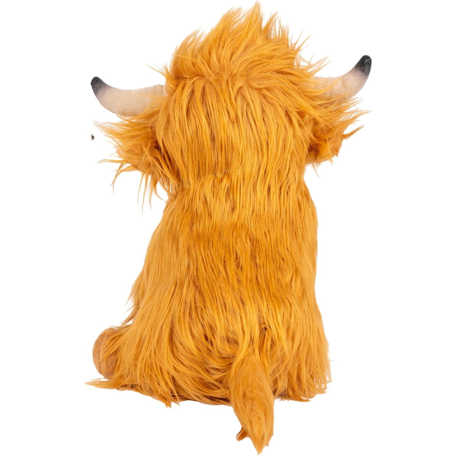Peluches de Vaca de las Tierras Altas COSGOO 30 cm Suave