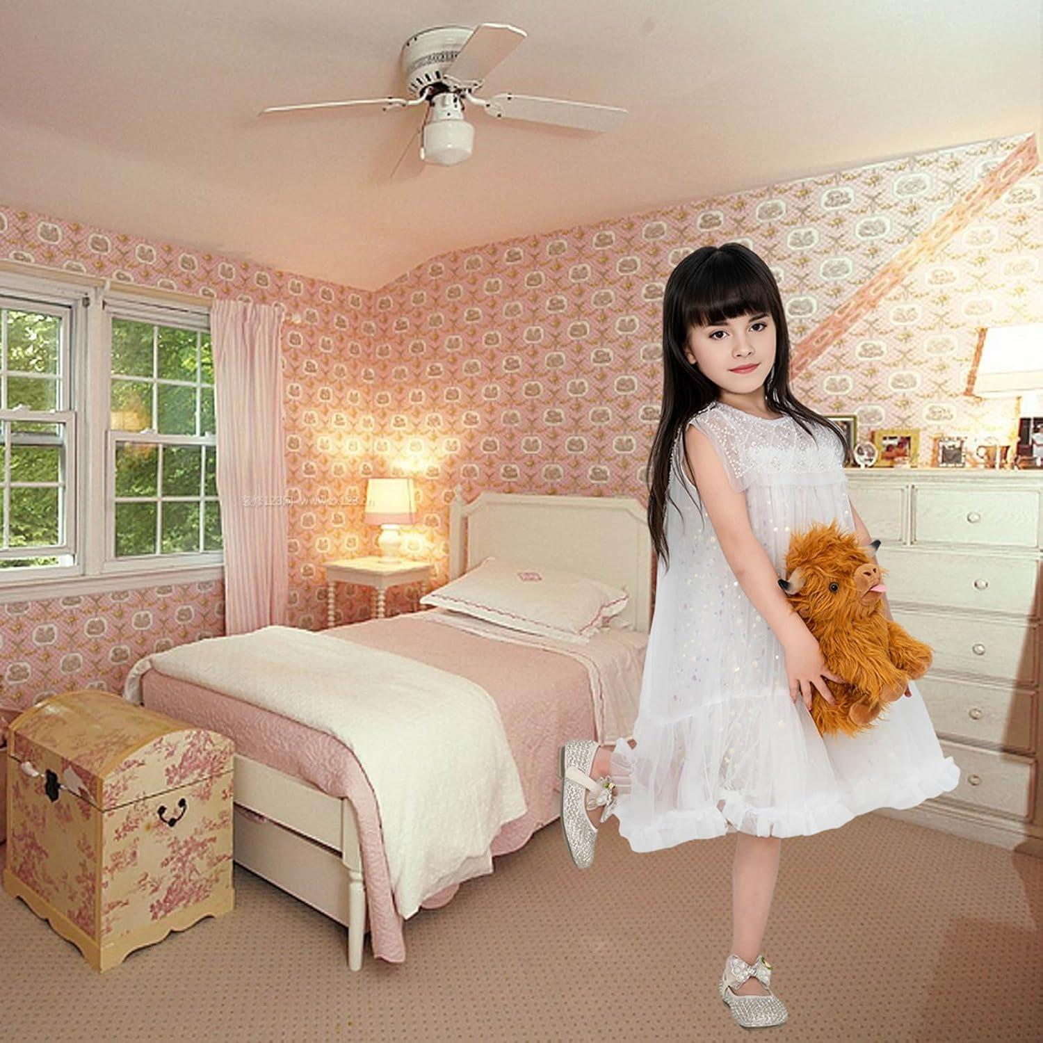 Peluches de Vaca de las Tierras Altas COSGOO 30 cm Suave