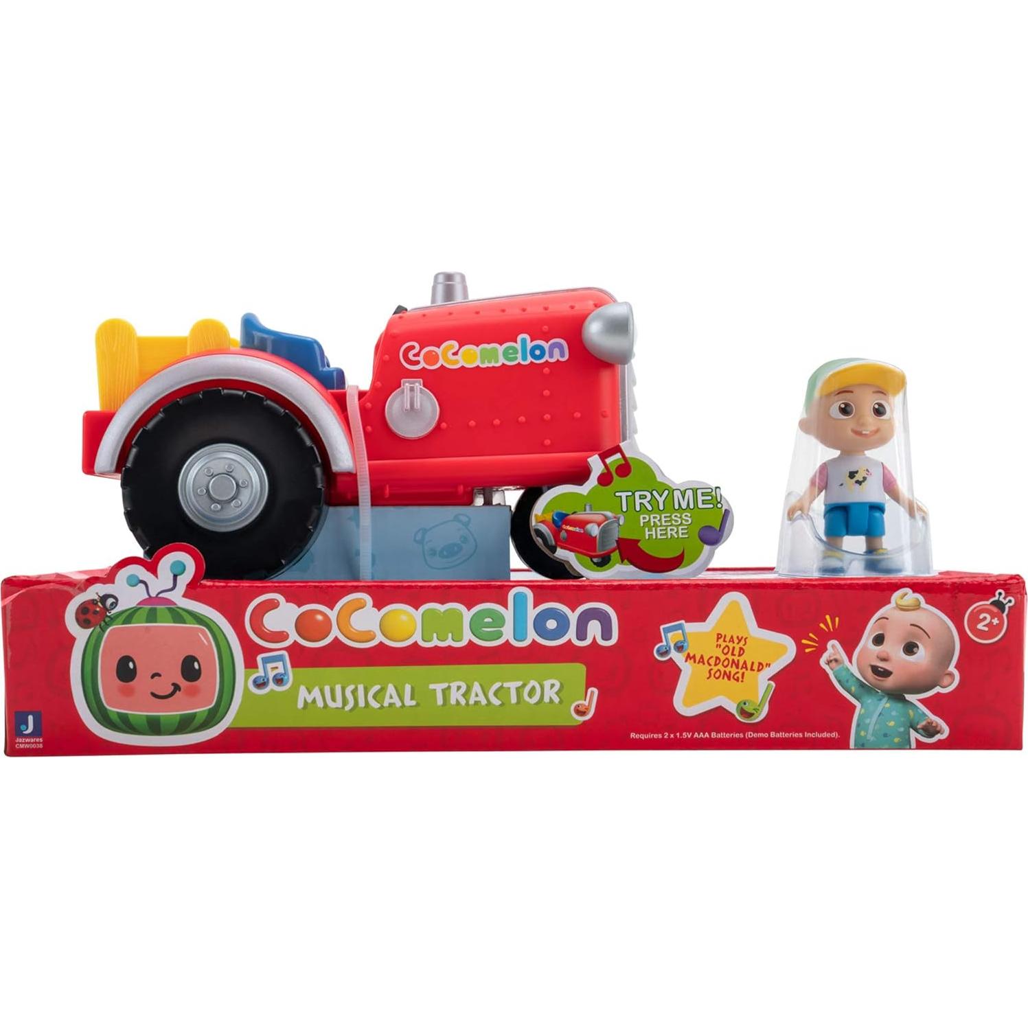 Tractor Musical CoComelon con Figura JJ 8.89 cm