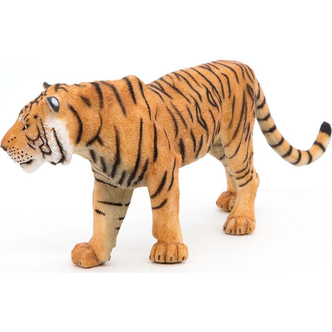 Figura de Tigre Papo 15.6x4.29x6.8cm Pintada a Mano