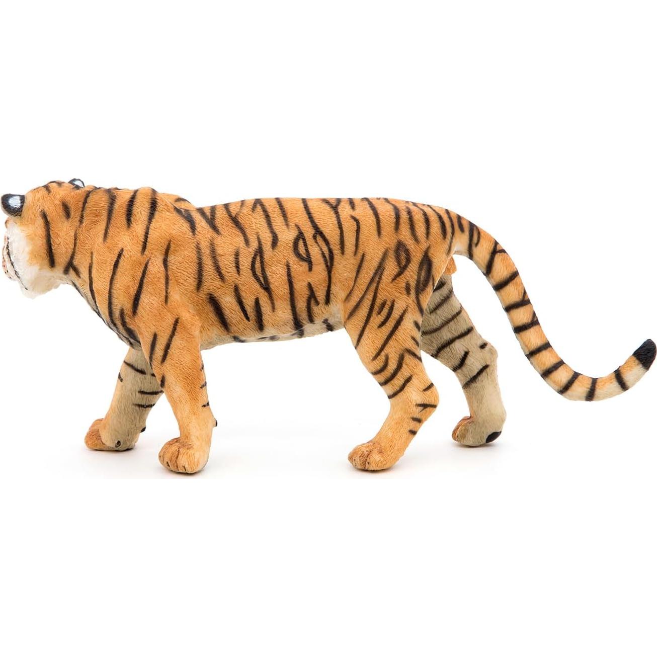 Figura de Tigre Papo 15.6x4.29x6.8cm Pintada a Mano