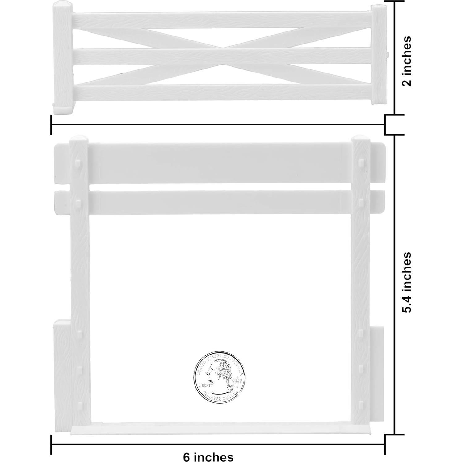 BMC Classic Marx Cerca de Granja 10 Piezas Blanco