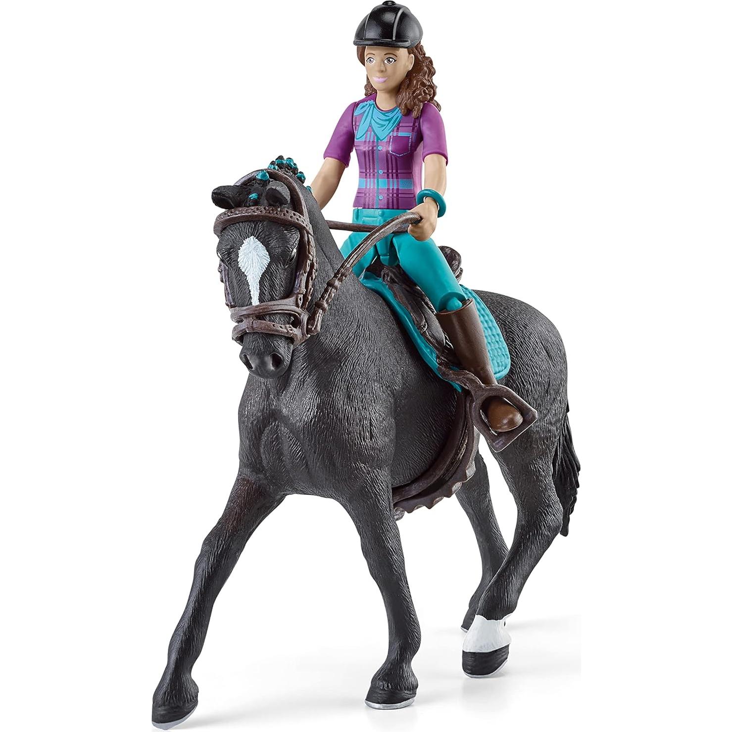 Set de Juego Schleich Horse Club Lisa y Storm 10 Piezas