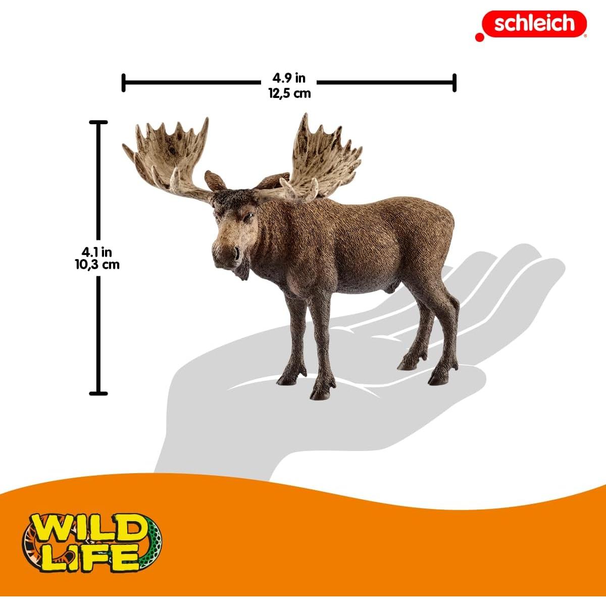 Figura Alce Macho Schleich 12.5x6.6x10.3 cm Juguete Infantil