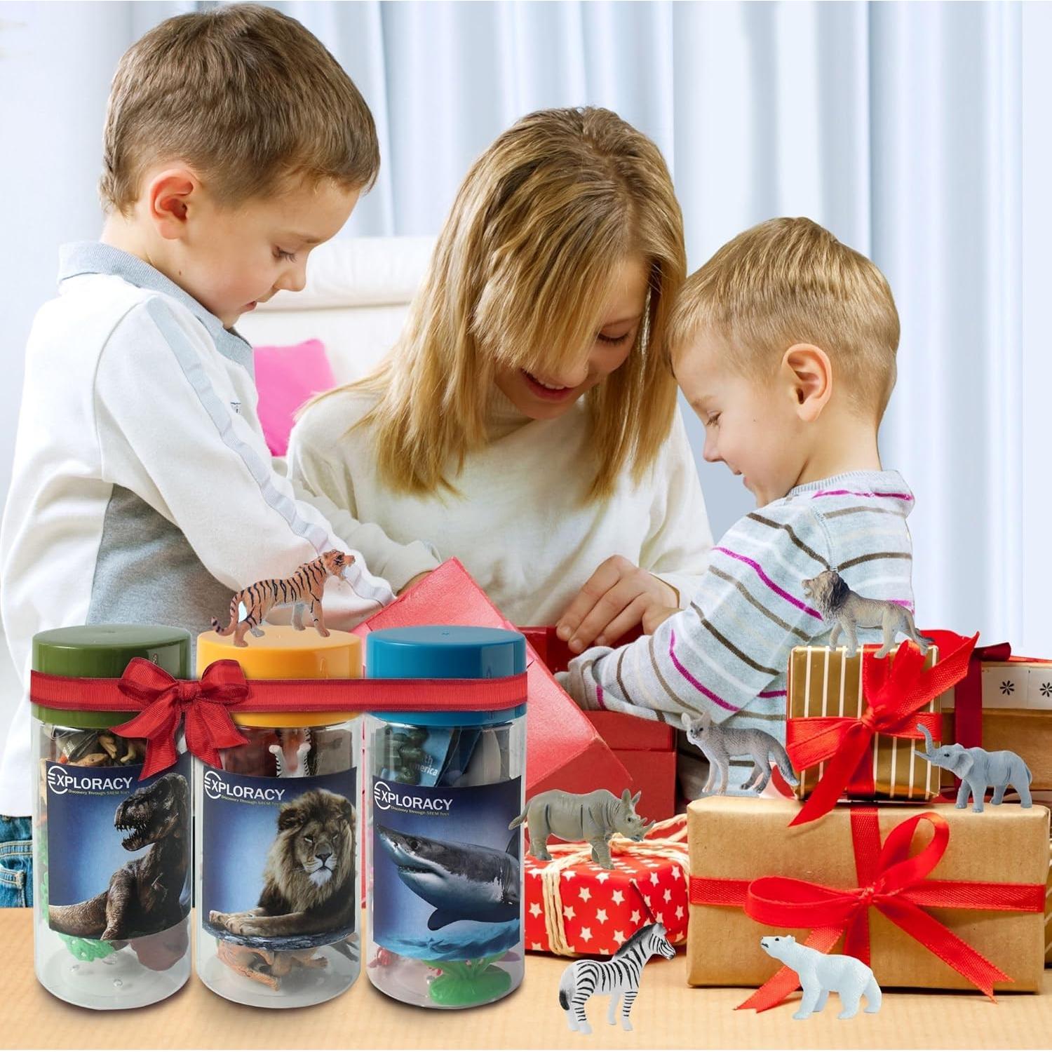 Figuras de Animales Salvajes Mini 10 Piezas Sungate 3+