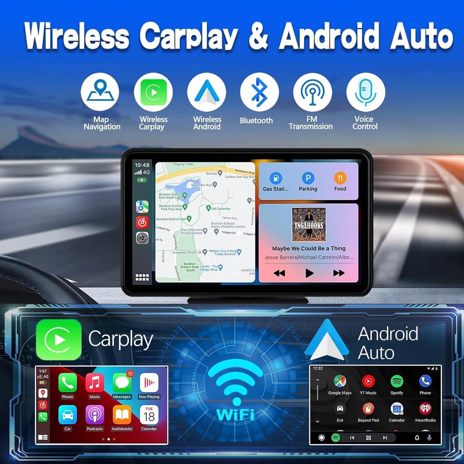 Estéreo de Coche BuonaIdea 7" Bluetooth CarPlay Android Auto