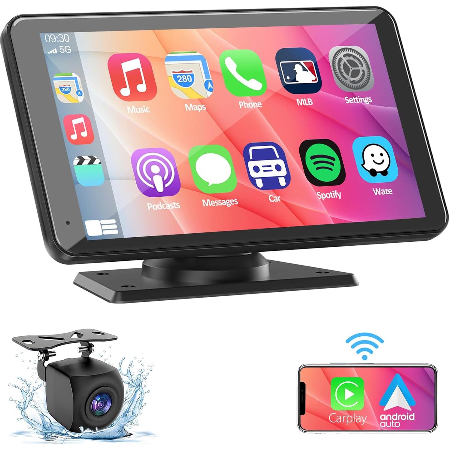 Estéreo de Coche BuonaIdea 7" Bluetooth CarPlay Android Auto