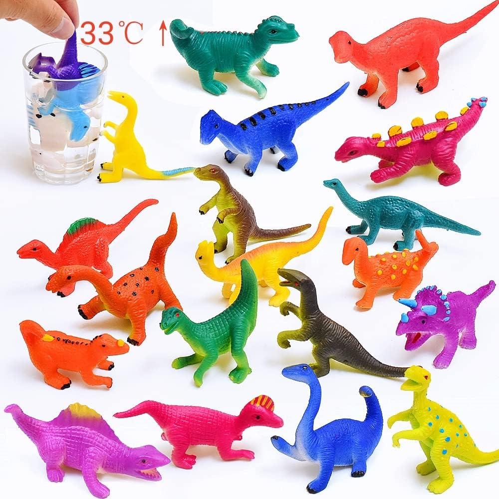 14 Juguetes de Dinosaurios ChuburD Cambia Color 15x6x10cm