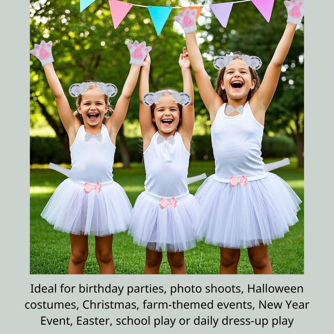 Disfraz Infantil Oveja Kirei Sui Tutu Diadema Cola Patas