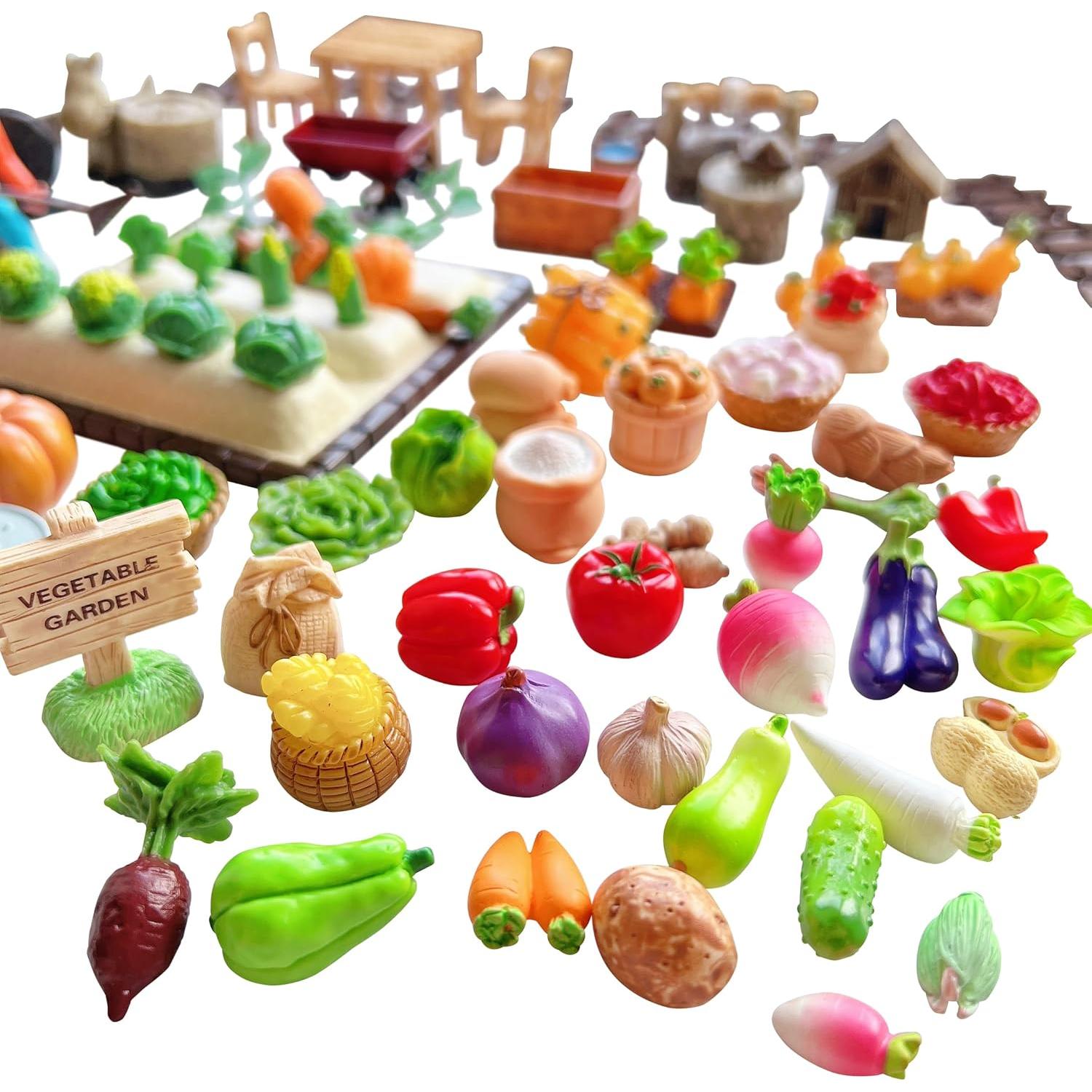 85 Piezas Juguetes de Granja Miniatura Anrher DIY