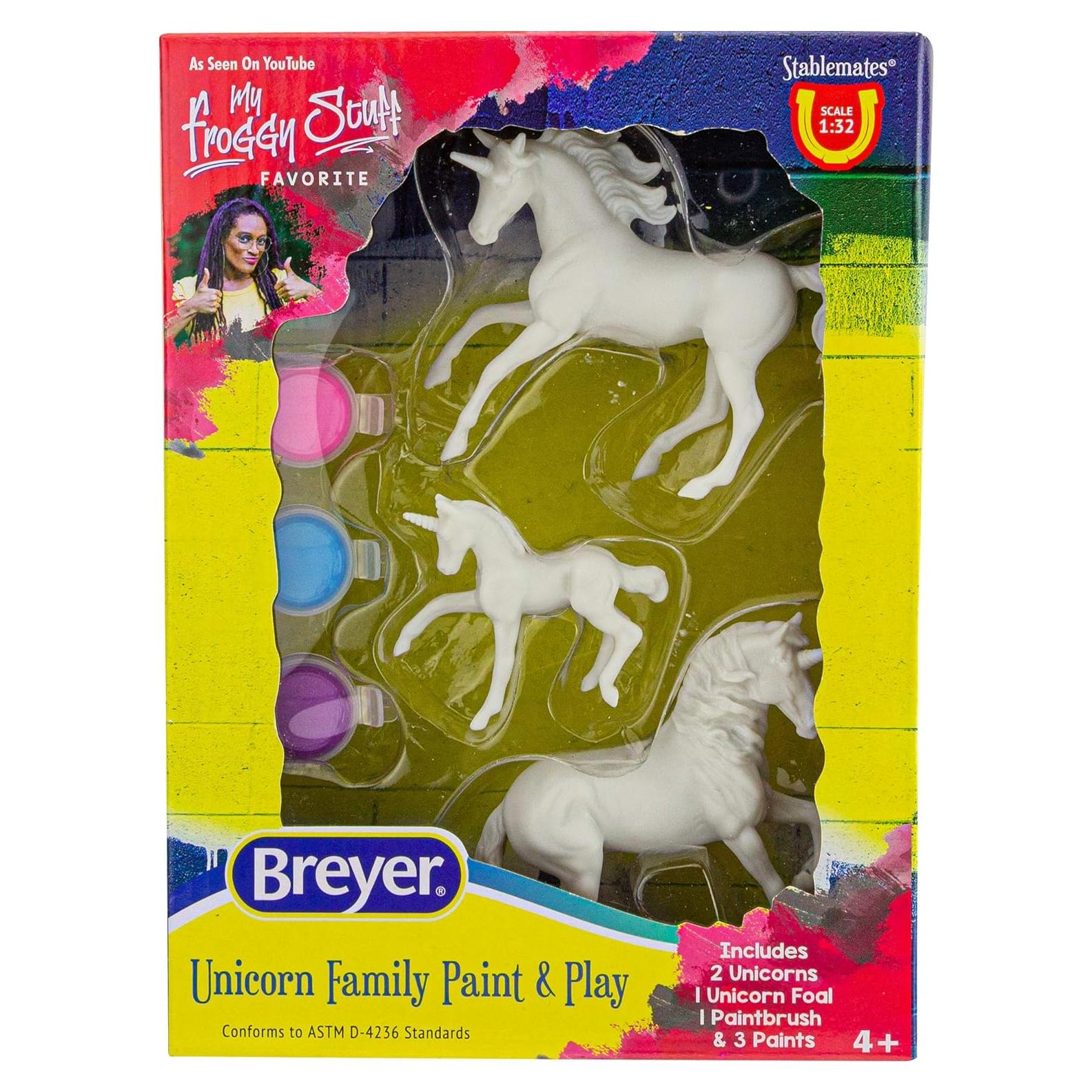 Juego de Pintura Unicornio Breyer 3 Piezas 1:32