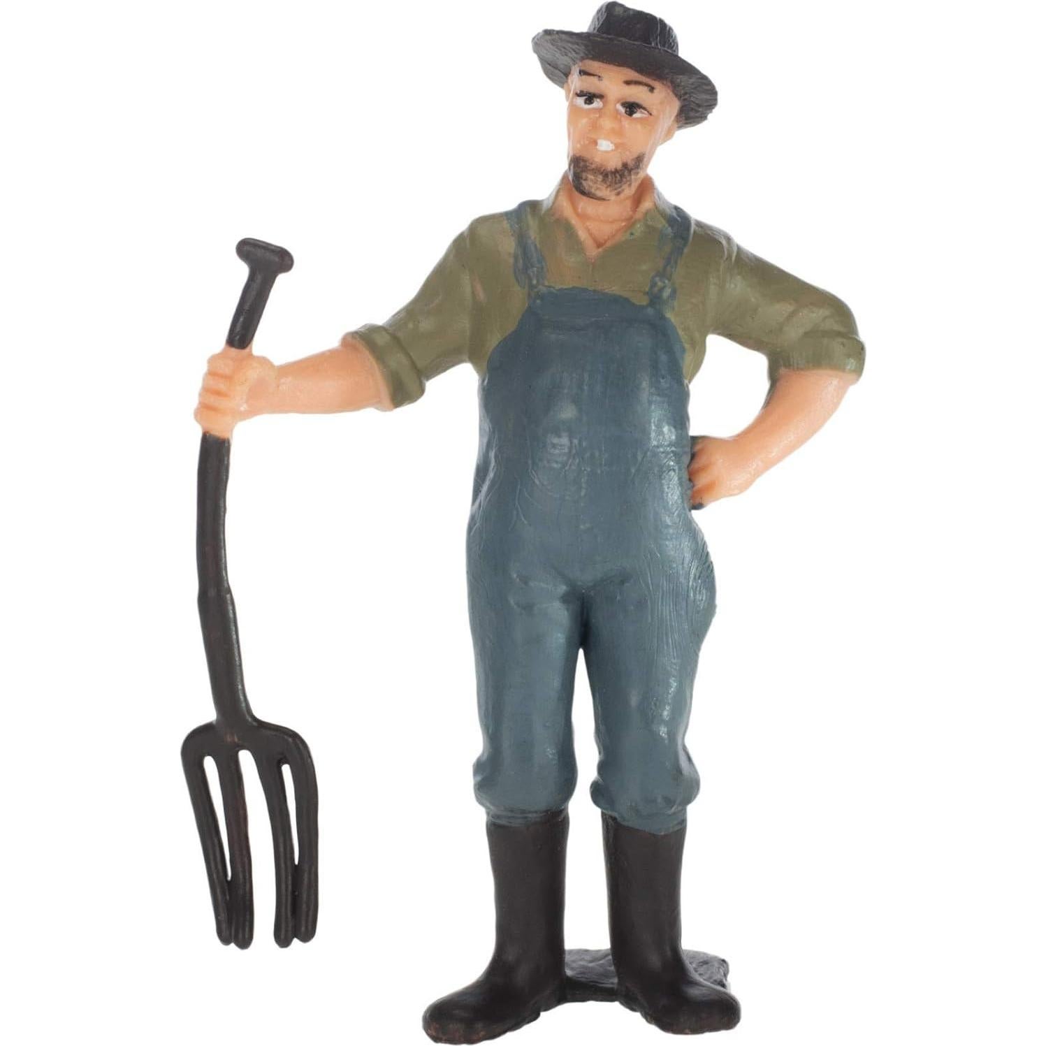 Set de Juguete Granjero y Caballos Class Collections 9 Piezas