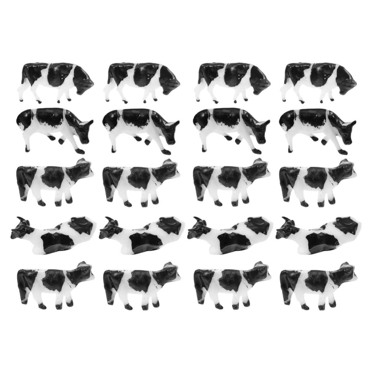 Figuras de Vaca Toyvian 20 PCS Mini Animales de Granja