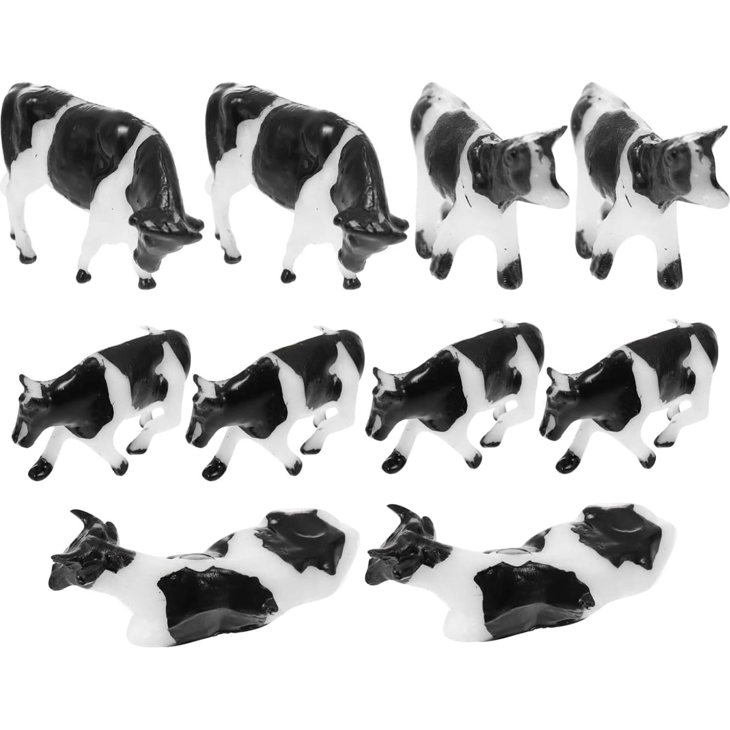 Figuras de Vaca Toyvian 20 PCS Mini Animales de Granja