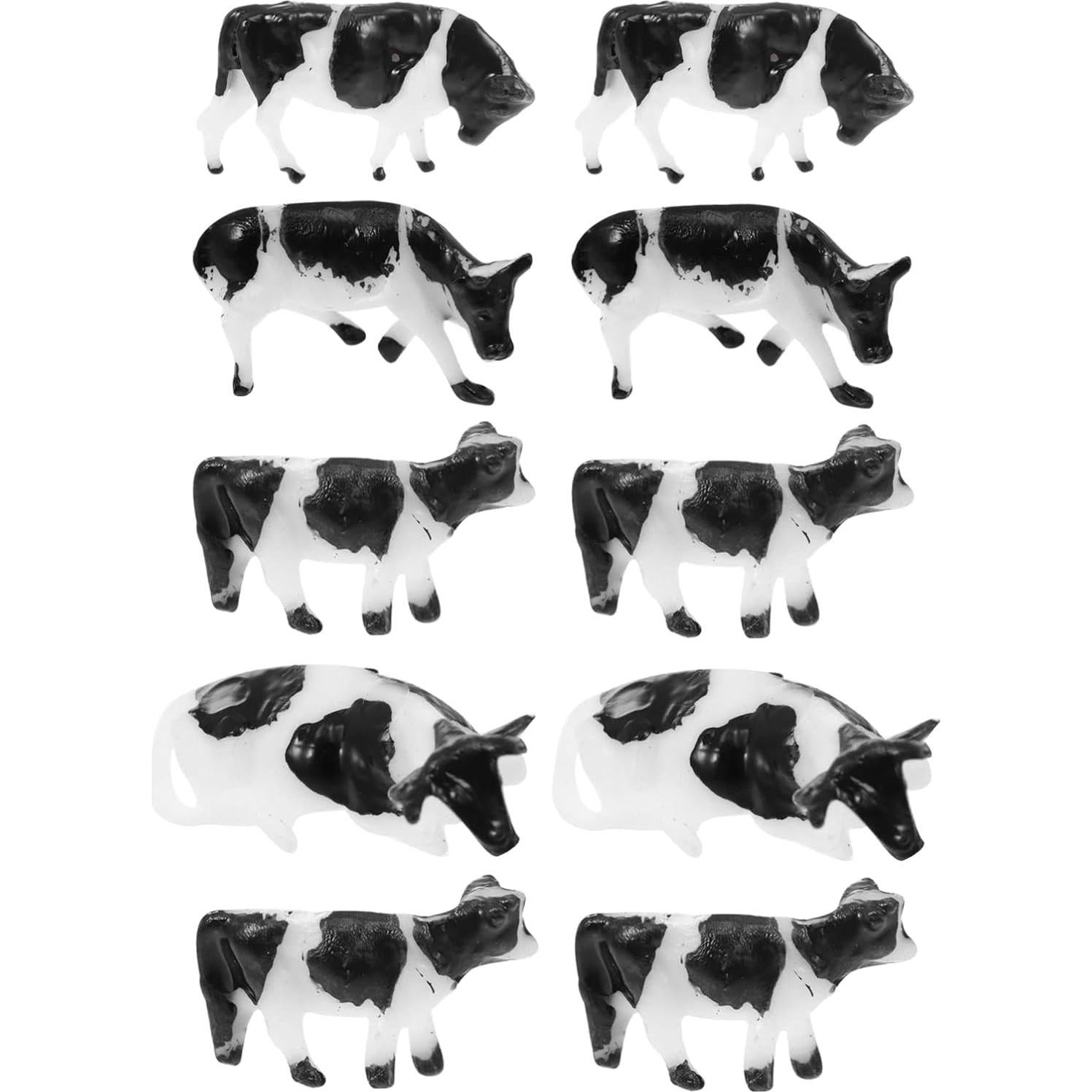 Figuras de Vaca Toyvian 20 PCS Mini Animales de Granja