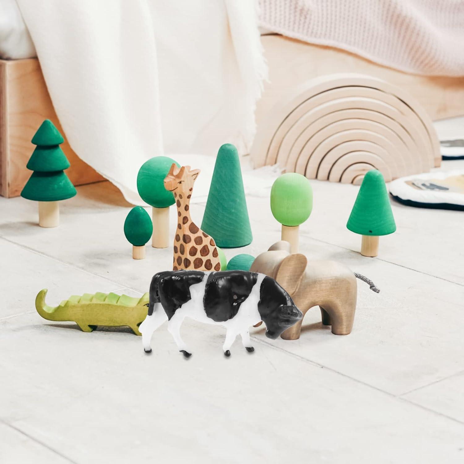 Figuras de Vaca Toyvian 20 PCS Mini Animales de Granja