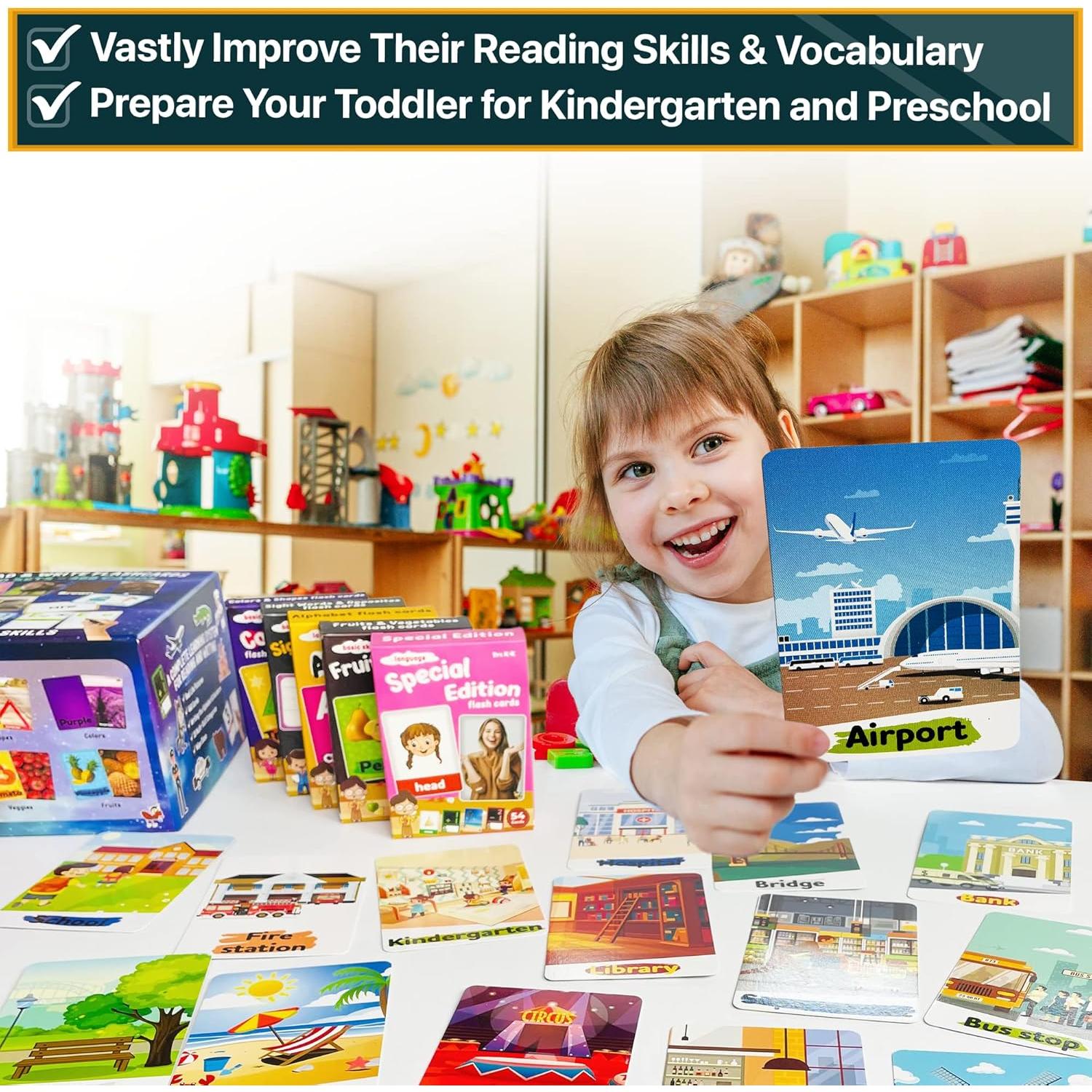 Tarjetas Didácticas Jumbo Scholar Bee 468 Piezas 2-4 Años