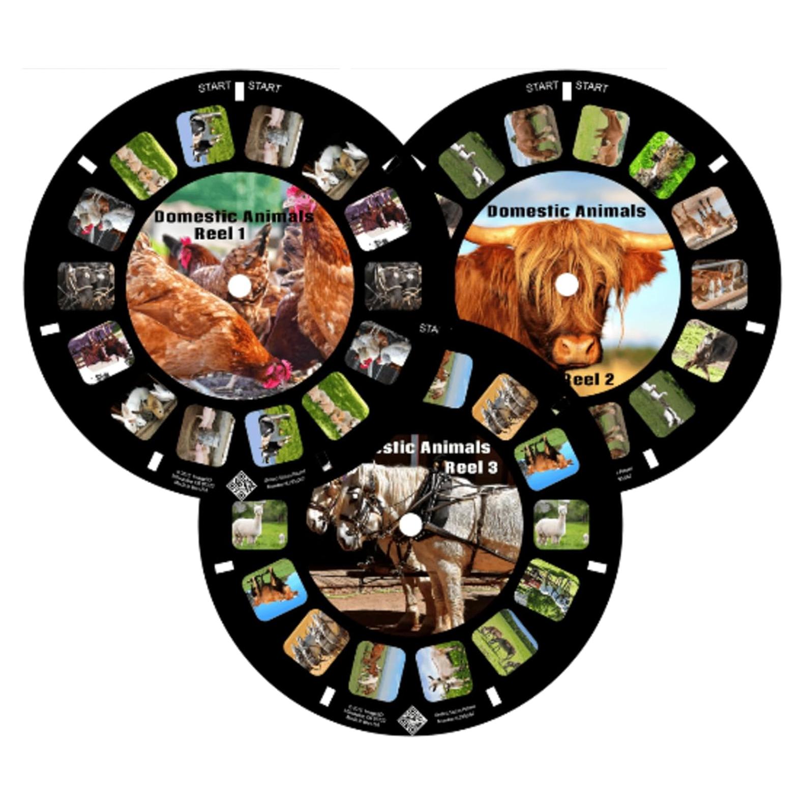 Ruedas de Animales de Granja MayKo para Visor - Set de 3