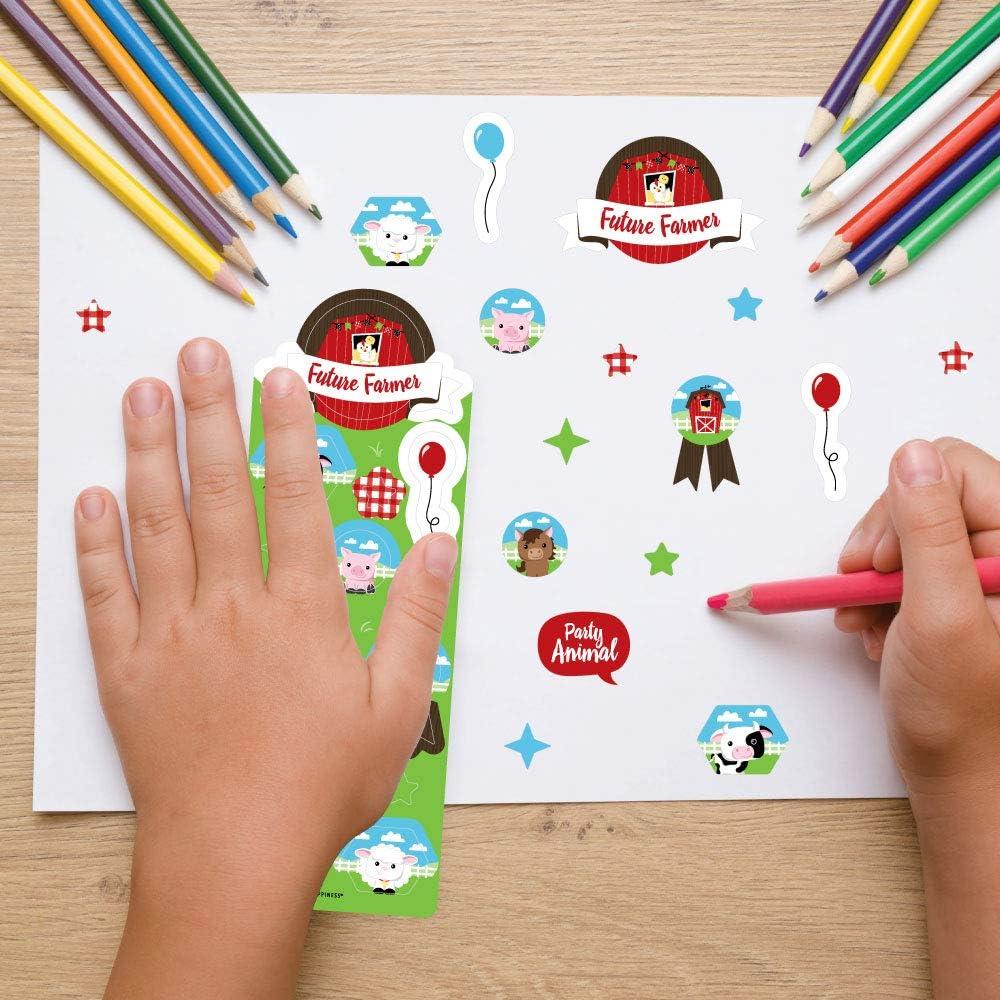 Pegatinas Animales de Granja - Gran Punto de Felicidad - 256 Pzas