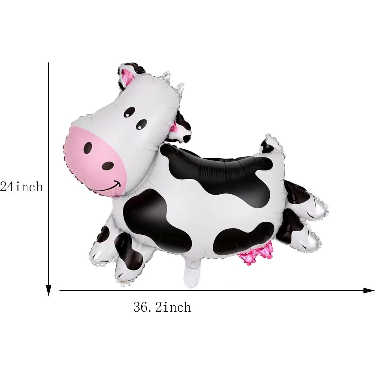 5 Globos de Aluminio Vaca RS para Fiesta de Cumpleaños