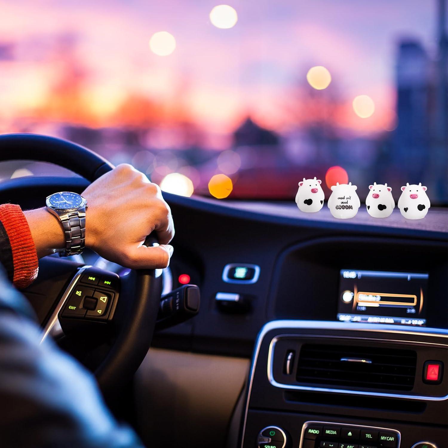 Cholemy 50 Mini Vacas de Goma Coloridas para Regalo