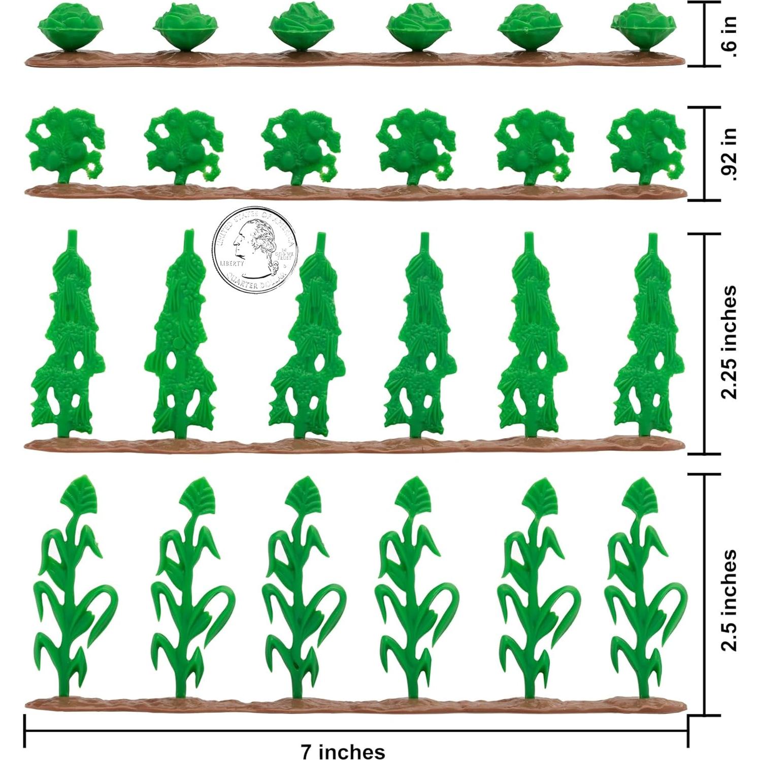 Juego de Cultivo BMC Toys - 12 Filas de Maíz y Verduras
