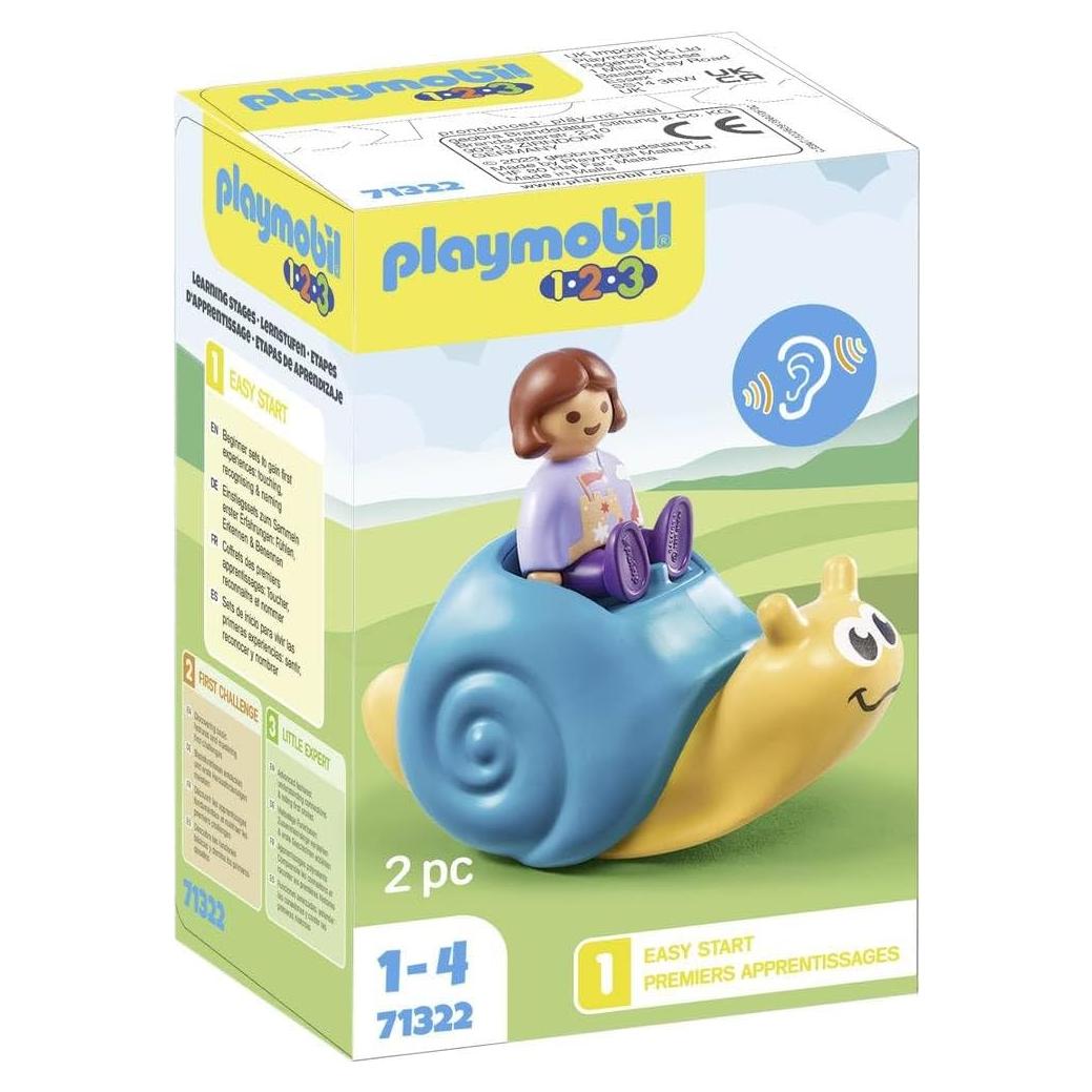Caracol Balancín Playmobil 1.2.3 con Sonajero 71322