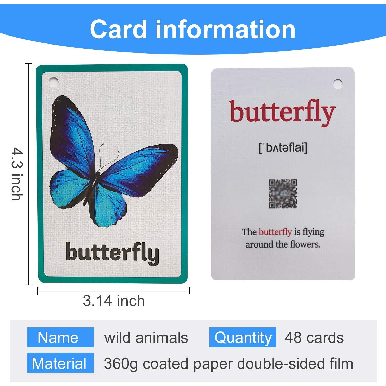 Tarjetas de Aprendizaje en Inglés Animales y Partes del Cuerpo