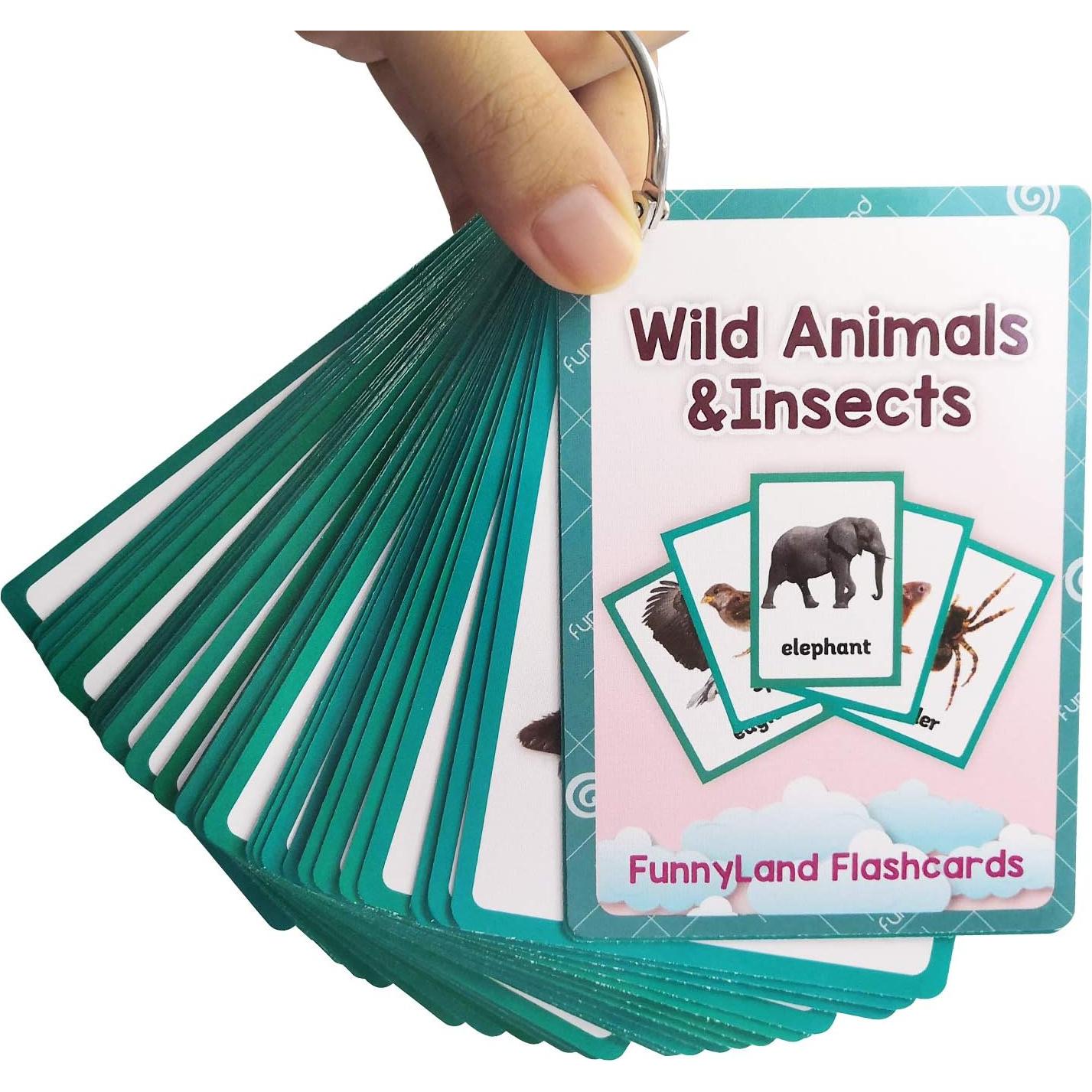 Tarjetas de Aprendizaje en Inglés Animales y Partes del Cuerpo