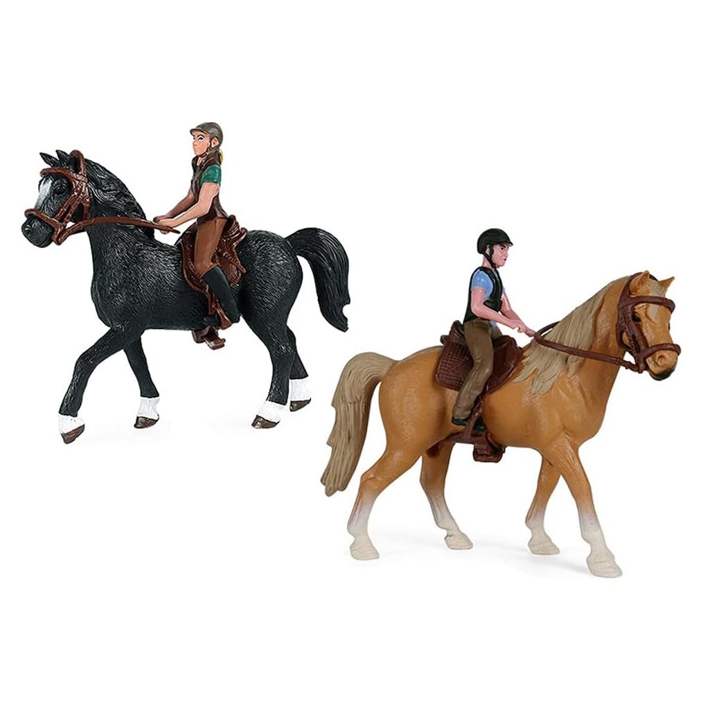 Set de Juguetes de Caballo RCOMG con Vaquero - 2 Figuras