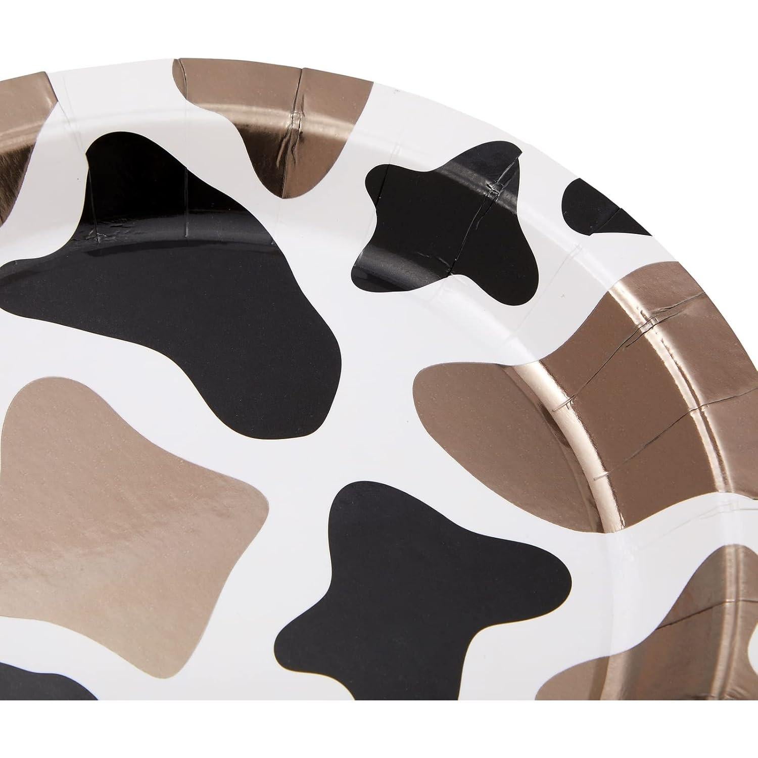 Pack 48 Platos Papel Vaca Blue Panda 22.86 cm Desechables