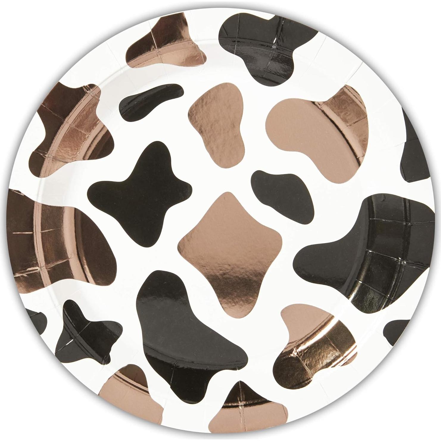 Pack 48 Platos Papel Vaca Blue Panda 22.86 cm Desechables